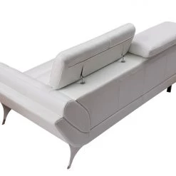 VIG Living Room Divani Casa Graphite - Modern Leather Left Facing Sectional Sofa