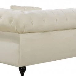 Meridian Furniture Sabrina Velvet Reversible 2 Piece Sectional