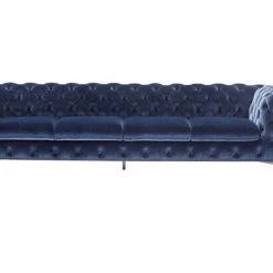 VIG Divani Casa Delilah Modern Blue Sofa & Chair Set Living Room