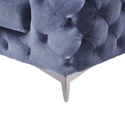 VIG Divani Casa Delilah Modern Blue Sofa & Chair Set Living Room