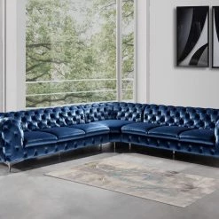 VIG Divani Casa Delilah - Modern Fabric Sectional Sofa Living Room