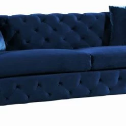 Meridian Furniture Scarlett Velvet Sofa Living Room