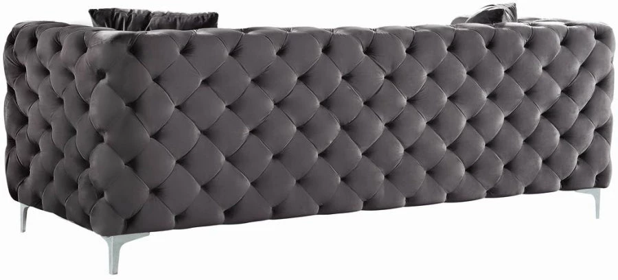 Meridian Furniture Scarlett Velvet Sofa Living Room