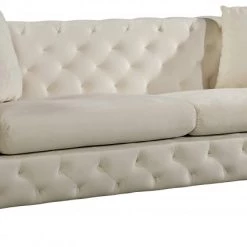 Meridian Furniture Scarlett Velvet Sofa Living Room