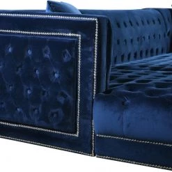 Meridian Furniture Moda Velvet 3pc. Sectional Living Room