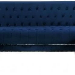 Meridian Furniture Moda Velvet 3pc. Sectional Living Room