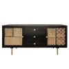 Sagebrook Wood Cane Patchwork Sideboard/Console