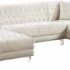 Meridian Furniture Moda Velvet 3pc. Sectional Living Room