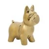 Sagebrook Cer, 8" Dog Table Deco, Gold Home Decor