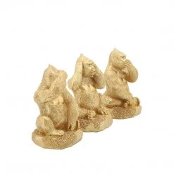 Sagebrook Resin, S/3 Hear, Speak, See No Evil Gorilla