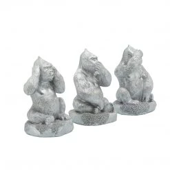 Sagebrook Resin, S/3 Hear, Speak, See No Evil Gorilla