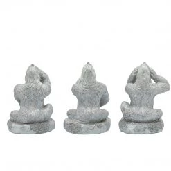 Sagebrook Resin, S/3 Hear, Speak, See No Evil Gorilla