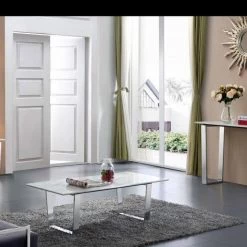 Meridian Furniture Carlton Chrome Coffee Table