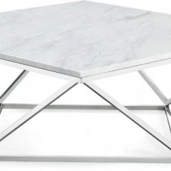 Meridian Furniture Skyler Chrome Coffee Table