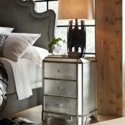 Hooker Furniture - Arabella Mirrored Three-Drawer Nightstand