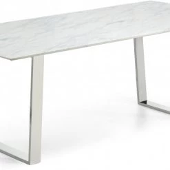 Meridian Furniture Carlton Chrome Dining Table