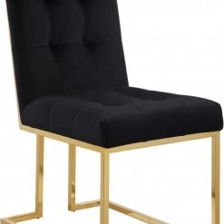 Meridian Furniture Pierre Velvet Dining Chair Set Of 2