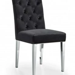 Meridian Furniture Juno Velvet Dining Chair - Set Of 2 Dining Room