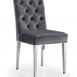 Meridian Furniture Juno Velvet Dining Chair - Set Of 2 Dining Room