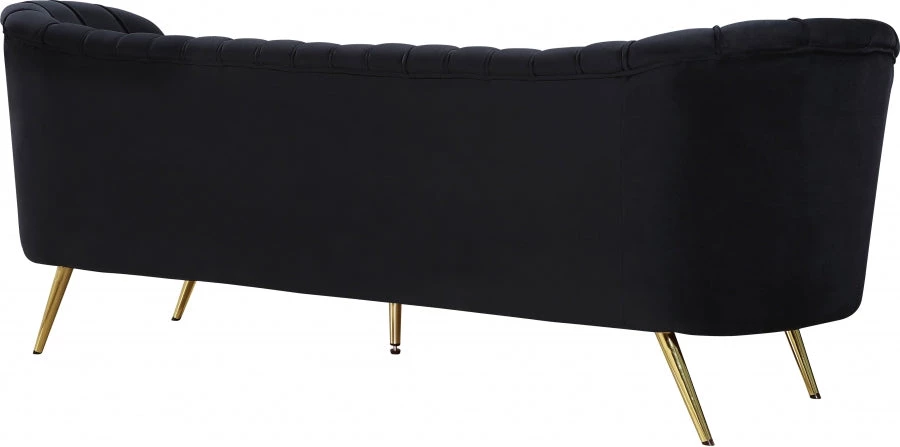Meridian Furniture Living Room Margo Velvet Sofa