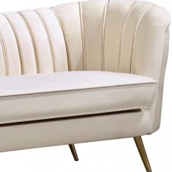 Meridian Furniture Living Room Margo Velvet Sofa