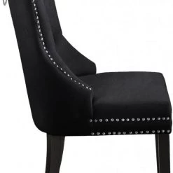 Meridian Furniture Dining Room Nikki Velvet Dining Chair - Set Of 2