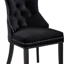 Meridian Furniture Dining Room Nikki Velvet Dining Chair - Set Of 2