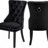 Meridian Furniture Dining Room Nikki Velvet Dining Chair - Set Of 2