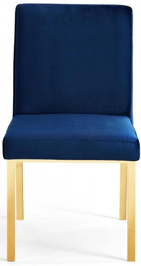 Meridian Furniture Opal Velvet Dining Chair Gold - Set Of 2