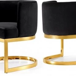 Meridian Furniture Gianna Velvet Dining Chair