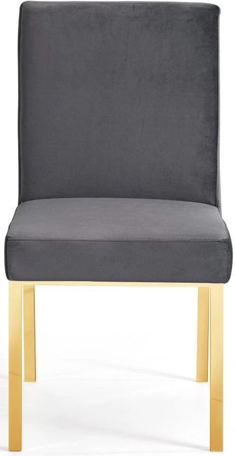 Meridian Furniture Opal Velvet Dining Chair Gold - Set Of 2