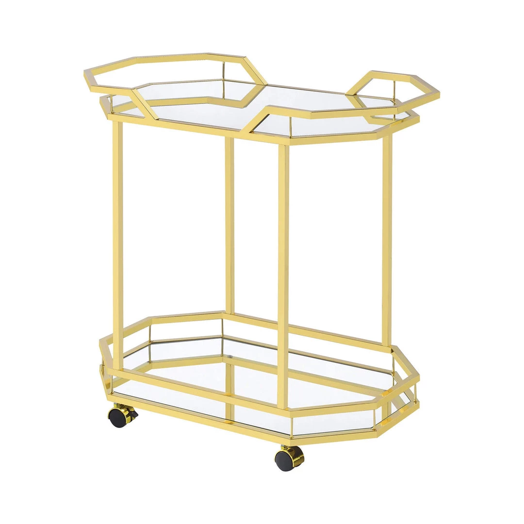 Coaster Chelsea Mirrored Bar Cart