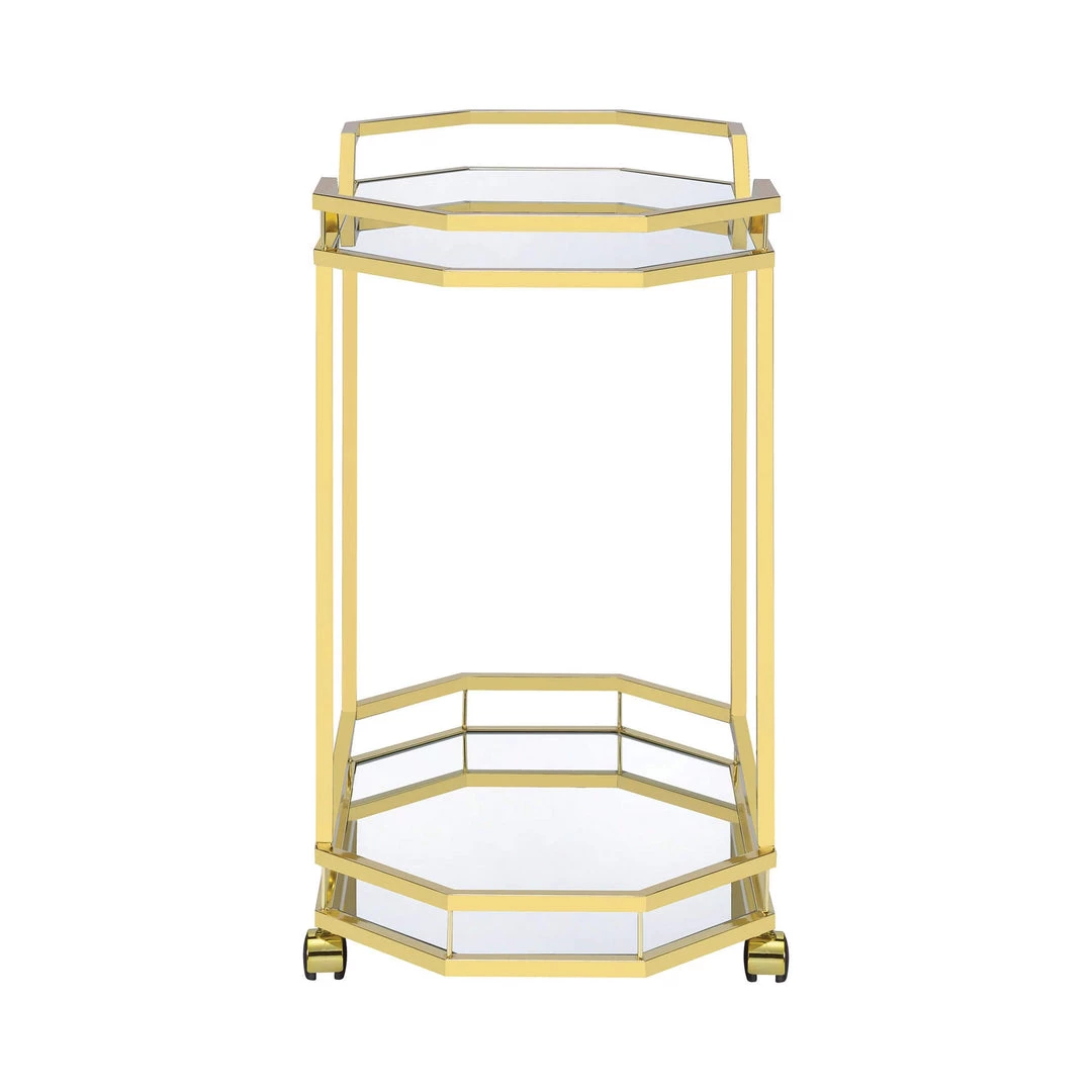 Coaster Chelsea Mirrored Bar Cart