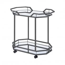 Coaster Chelsea Mirrored Bar Cart