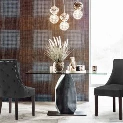 Meridian Furniture Dining Room Hannah Velvet Dining Chair Set Of 2