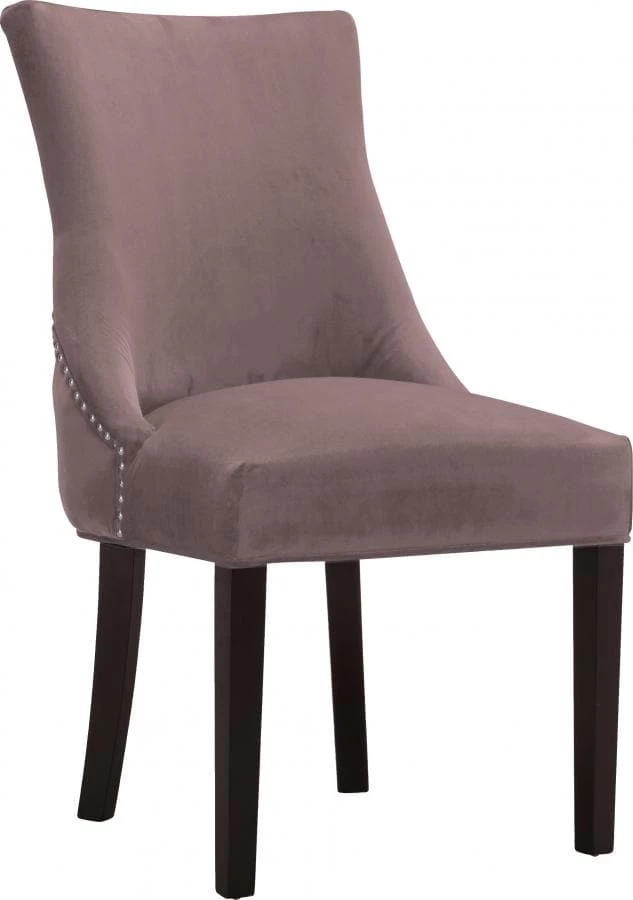 Meridian Furniture Dining Room Hannah Velvet Dining Chair Set Of 2