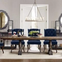 Meridian Furniture Suri Velvet Dining Chair Set Of 2 Dining Room