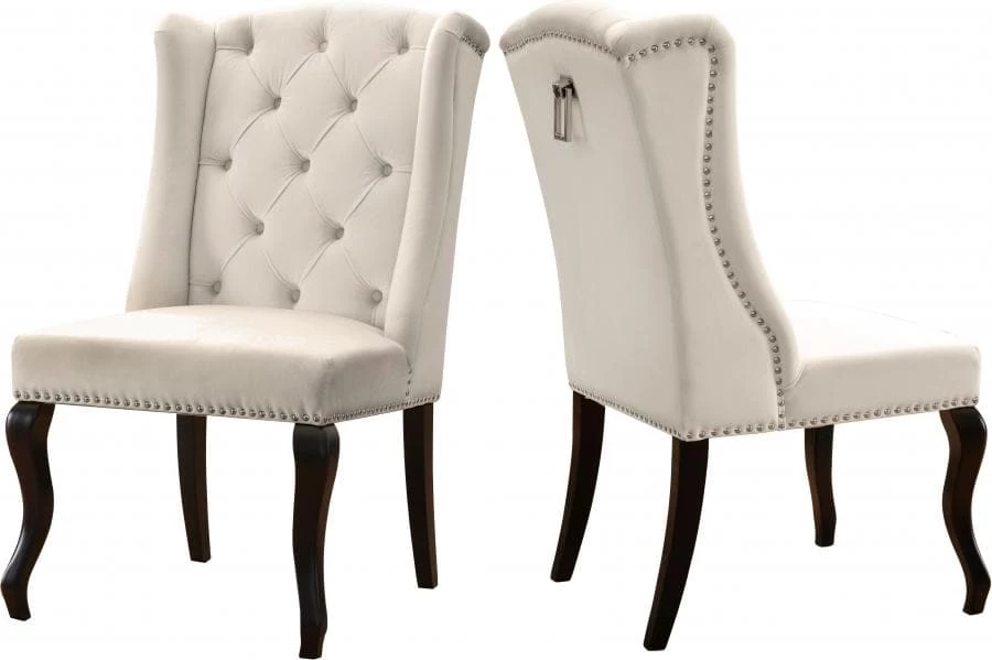 Meridian Furniture Suri Velvet Dining Chair Set Of 2 Dining Room