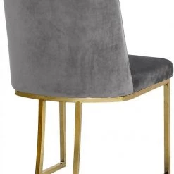 Meridian Furniture Heidi Velvet Dining Chair Set Of 2 Dining Room