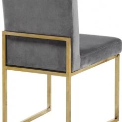 Meridian Furniture Giselle Velvet Dining Chair Set Of 2 Dining Room