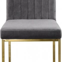 Meridian Furniture Giselle Velvet Dining Chair Set Of 2 Dining Room