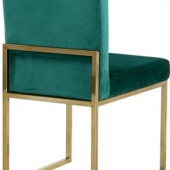 Meridian Furniture Giselle Velvet Dining Chair Set Of 2 Dining Room