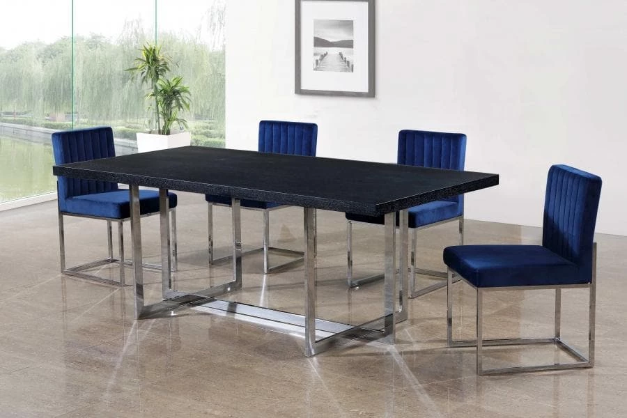 Meridian Furniture Giselle Velvet Dining Chair Set Of 2