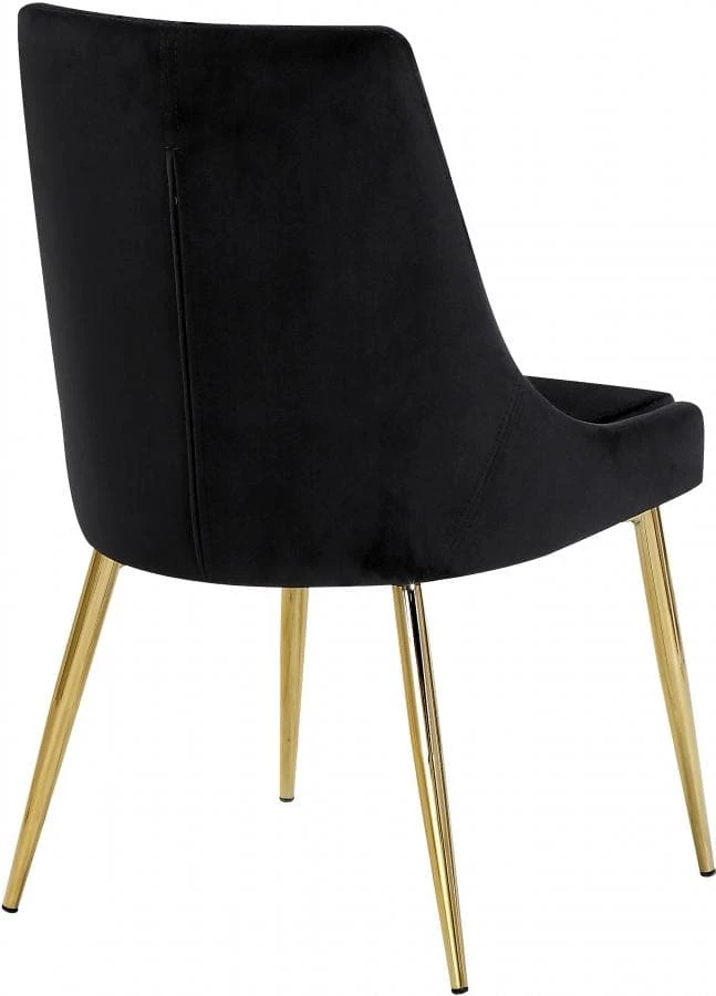Meridian Furniture Karina Velvet Dining Chair Set Of 2