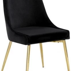 Meridian Furniture Karina Velvet Dining Chair Set Of 2