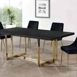 Meridian Furniture Karina Velvet Dining Chair Set Of 2