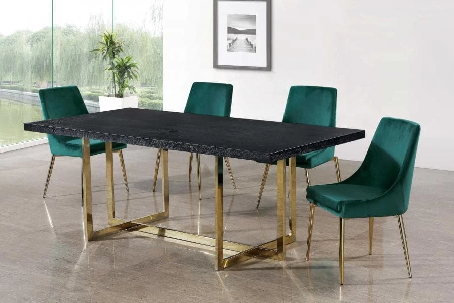 Meridian Furniture Karina Velvet Dining Chair Set Of 2