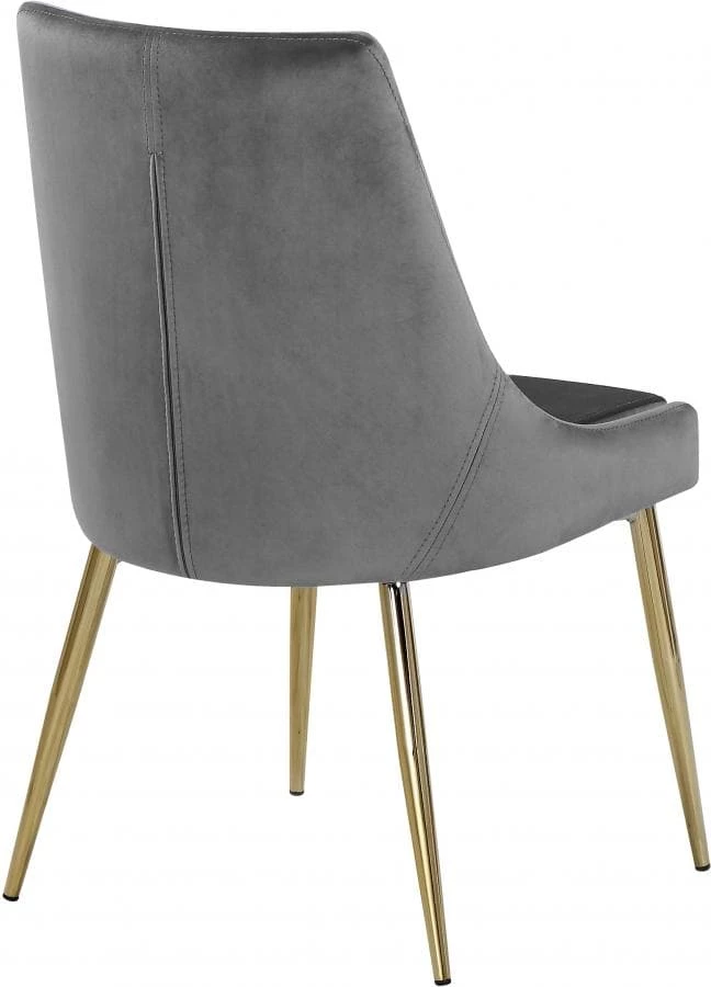 Meridian Furniture Karina Velvet Dining Chair Set Of 2