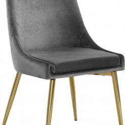 Meridian Furniture Karina Velvet Dining Chair Set Of 2