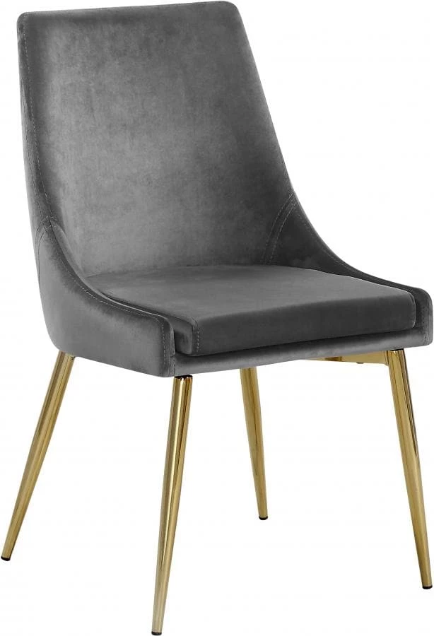 Meridian Furniture Karina Velvet Dining Chair Set Of 2